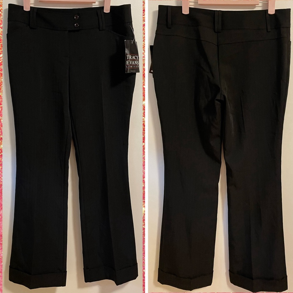 🧡Vintage 90s NWT Tracy Evans stretch dress pants Juniors sz 9 NOS